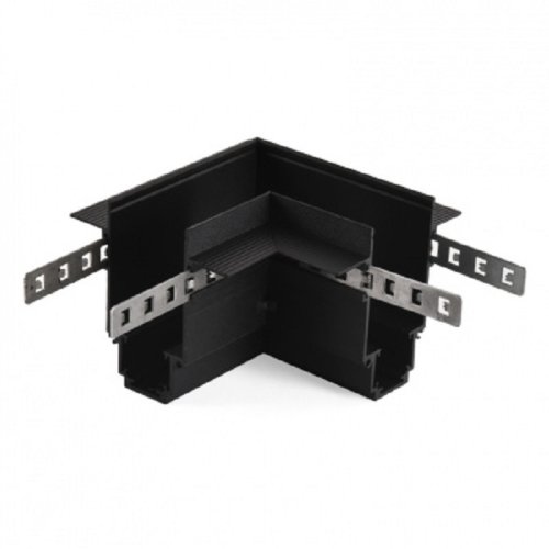 Соединитель угловой для встраиваемого шинопровода Wolta WML-RMC/02B Черный фото Соединитель угловой для встраиваемого шинопровода Wolta WML-RMC/02B Черный картинка